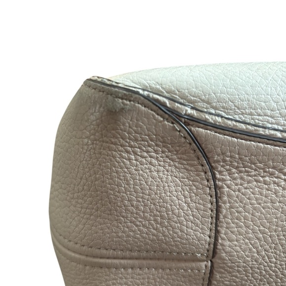 Kate Spade Leila Medium Triple Compartment Shoulder Bag Tan Cream Colorblock - Picture 8 of 12